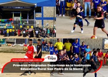 Primeras Olimpiadas Deportivas en la Institución Educativa Rural San Pedro de la Sierra.