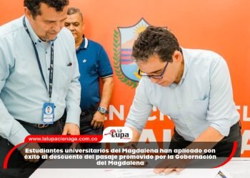 Estudiantes universitarios del Magdalena han aplicado con éxito al descuento del pasaje promovido por la Gobernación del Magdalena