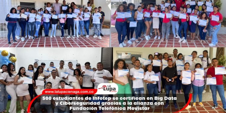 500 estudiantes de Infotep se certifican en Big Data y Ciberseguridad gracias a la alianza con Fundación Telefónica Movistar