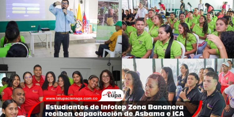 Estudiantes de Infotep Zona Bananera reciben capacitación de Asbama e ICA