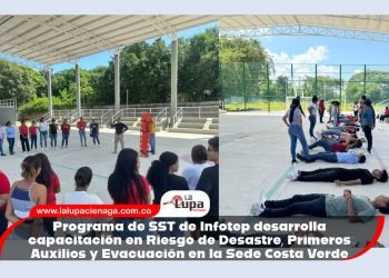 Programa de SST de Infotep desarrolla capacitación en Riesgo de Desastre, Primeros Auxilios y Evacuación en la Sede Costa Verde