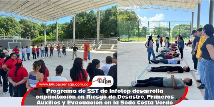 Programa de SST de Infotep desarrolla capacitación en Riesgo de Desastre, Primeros Auxilios y Evacuación en la Sede Costa Verde