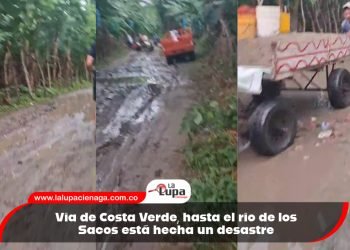 Vía de Costa Verde, hasta el río de los Sacos está hecha un desastre