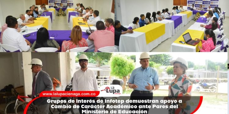 Grupos de Interés de Infotep demuestran apoyo a Cambio de Carácter Académico ante Pares del Ministerio de Educación