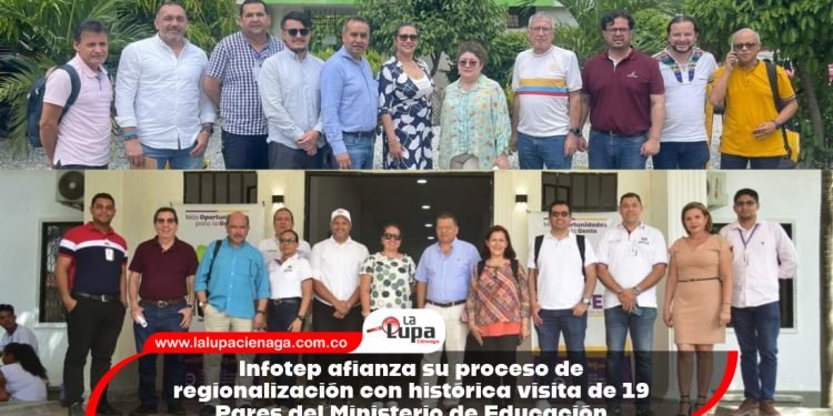 Infotep afianza su proceso de regionalización con histórica visita de 19 Pares del Ministerio de Educación