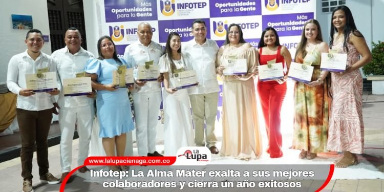 Noche para brillar en Infotep: La Alma Máter exalta a sus mejores colaboradores y cierra un año exitoso