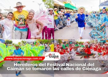 Herederos del Festival Nacional del Caimán se tomaron las calles de Ciénaga