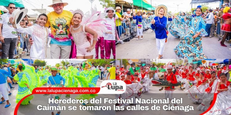 Herederos del Festival Nacional del Caimán se tomaron las calles de Ciénaga