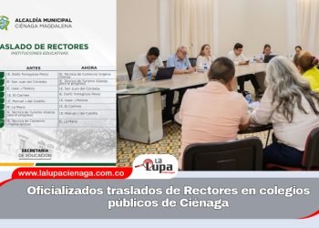 Oficializados traslados de Rectores en colegios públicos de Ciénaga