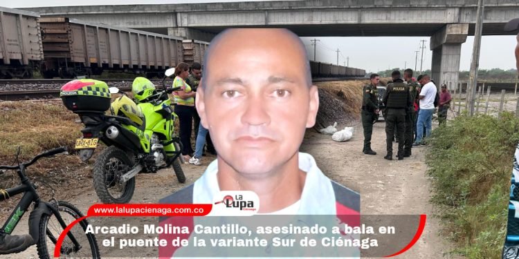 Arcadio Molina Cantillo, asesinado a bala en el puente de la variante Sur de Ciénaga