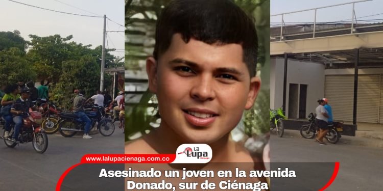 Asesinado un joven en la avenida Donado, sur de Ciénaga