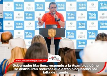 Gobernador Martínez responde a la Asamblea cómo se distribuirán recursos que están bloqueados por falta de trámite