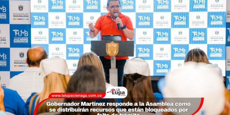 Gobernador Martínez responde a la Asamblea cómo se distribuirán recursos que están bloqueados por falta de trámite