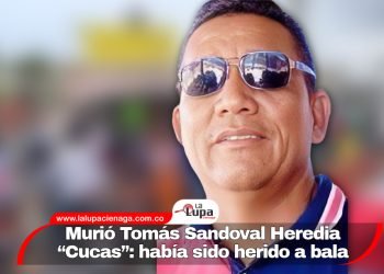 Murió Tomás Sandoval Heredia “Cucas”: había sido herido a bala