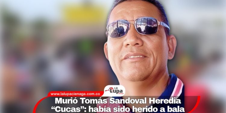 Murió Tomás Sandoval Heredia “Cucas”: había sido herido a bala