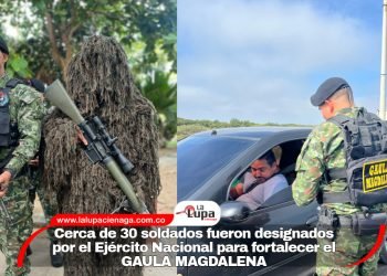 Cerca de 30 soldados fueron designados por el Ejército Nacional para fortalecer el GAULA MAGDALENA