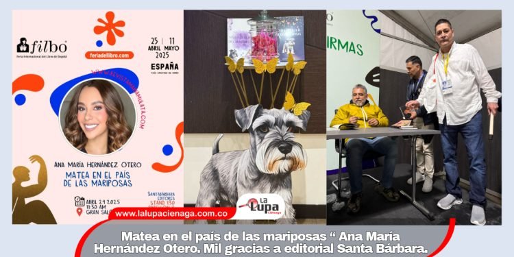 “Matea en el país de las mariposas “ Ana María Hernández Otero. Mil gracias a editorial Santa Bárbara.