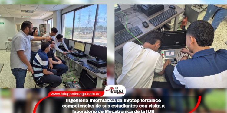 Ingeniería Informática de Infotep fortalece competencias de sus estudiantes con visita a laboratorio de Mecatrónica de la IUB