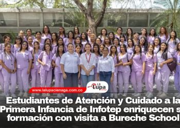 Estudiantes de Atención y Cuidado a la Primera Infancia de Infotep enriquecen su formación con visita a Bureche School