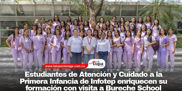 Estudiantes de Atención y Cuidado a la Primera Infancia de Infotep enriquecen su formación con visita a Bureche School