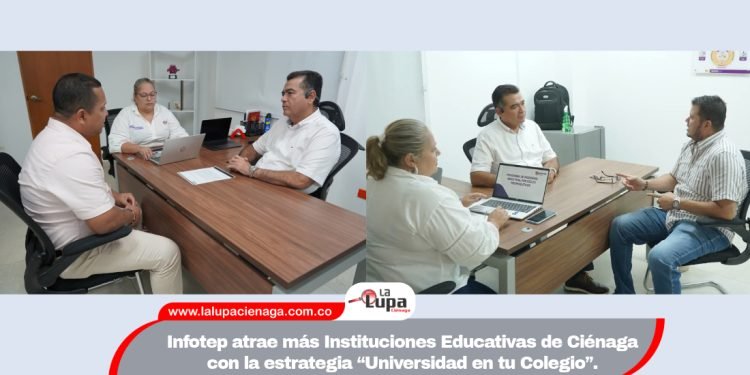 Infotep atrae más Instituciones Educativas de Ciénaga con la estrategia “Universidad en tu Colegio”.