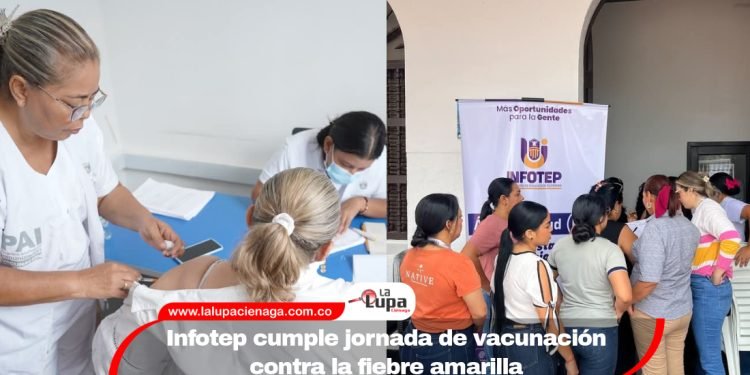Infotep cumple jornada de vacunación contra la fiebre amarilla