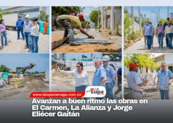 Avanzan a buen ritmo las obras en El Carmen, La Alianza y Jorge Eliécer Gaitán
