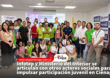 Infotep y Ministerio del Interior se articulan con otros actores sociales para impulsar participación juvenil en Ciénaga
