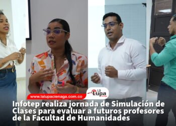 Infotep realiza jornada de Simulación de Clases para evaluar a futuros profesores de la Facultad de Humanidades
