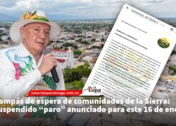 Compás de espera de comunidades de la Sierra: suspendido “paro” anunciado para este 16 de enero