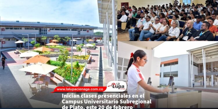 Inician clases presenciales en el Campus Universitario Subregional de Plato, este 20 de febrero