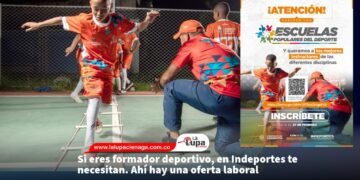 Si eres formador deportivo, en Indeportes te necesitan. Ahí hay una oferta laboral