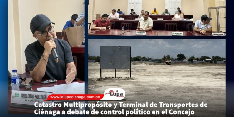 Catastro Multipropósito y Terminal de Transportes de Ciénaga a debate de control político en el Concejo