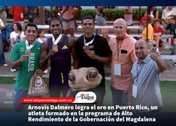 Arnovis Dalmero logra el oro en Puerto Rico, un atleta formado en la programa de Alto Rendimiento de la Gobernación del Magdalena