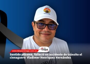 Sentido pésame, falleció en accidente de tránsito el cienaguero Vladimer Henríquez Hernández
