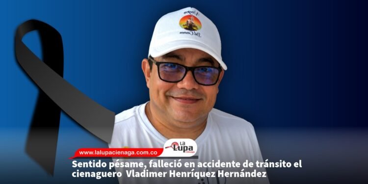 Sentido pésame, falleció en accidente de tránsito el cienaguero Vladimer Henríquez Hernández
