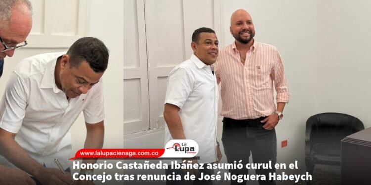 Honorio Castañeda Ibáñez asumió curul en el Concejo tras renuncia de José Noguera Habeych