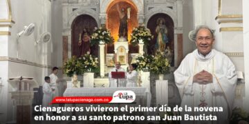 Cienagueros vivieron el primer día de la novena en honor a su santo patrono san Juan Bautista