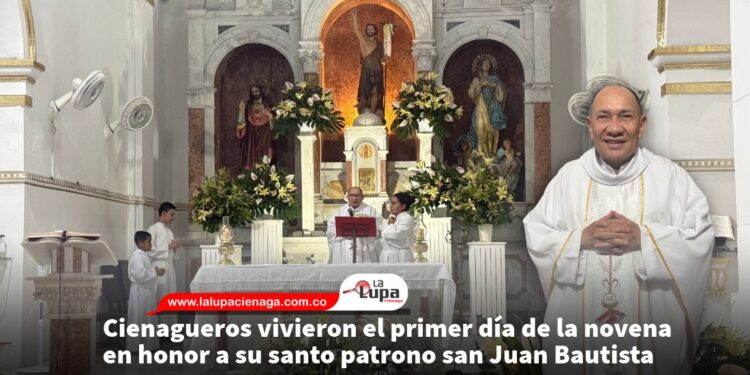 Cienagueros vivieron el primer día de la novena en honor a su santo patrono san Juan Bautista