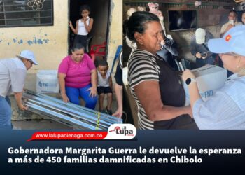 Gobernadora Margarita Guerra le devuelve la esperanza a más de 450 familias damnificadas en Chibolo