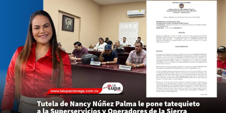 Tutela de Nancy Núñez Palma le pone tatequieto a la Superservicios y Operadores de la Sierra