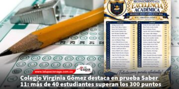 Colegio Virginia Gómez destaca en prueba Saber 11: más de 40 estudiantes superan los 300 puntos