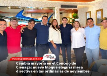 Cambia mayoría en el Concejo de Ciénaga: nuevo bloque elegiría mesa directiva en las ordinarias de noviembre 