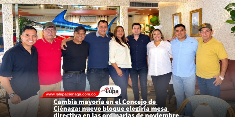 Cambia mayoría en el Concejo de Ciénaga: nuevo bloque elegiría mesa directiva en las ordinarias de noviembre