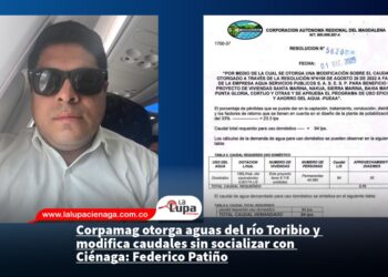Corpamag otorga aguas del río Toribio y modifica caudales sin socializar con Ciénaga: Federico Patiño