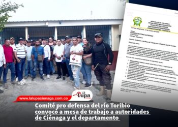 Comité pro defensa del río Toribio convocó a mesa de trabajo a autoridades de Ciénaga y el departamento 