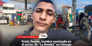 Fredy Correa, hombre asesinado en el sector de “La Bomba” en Ciénaga